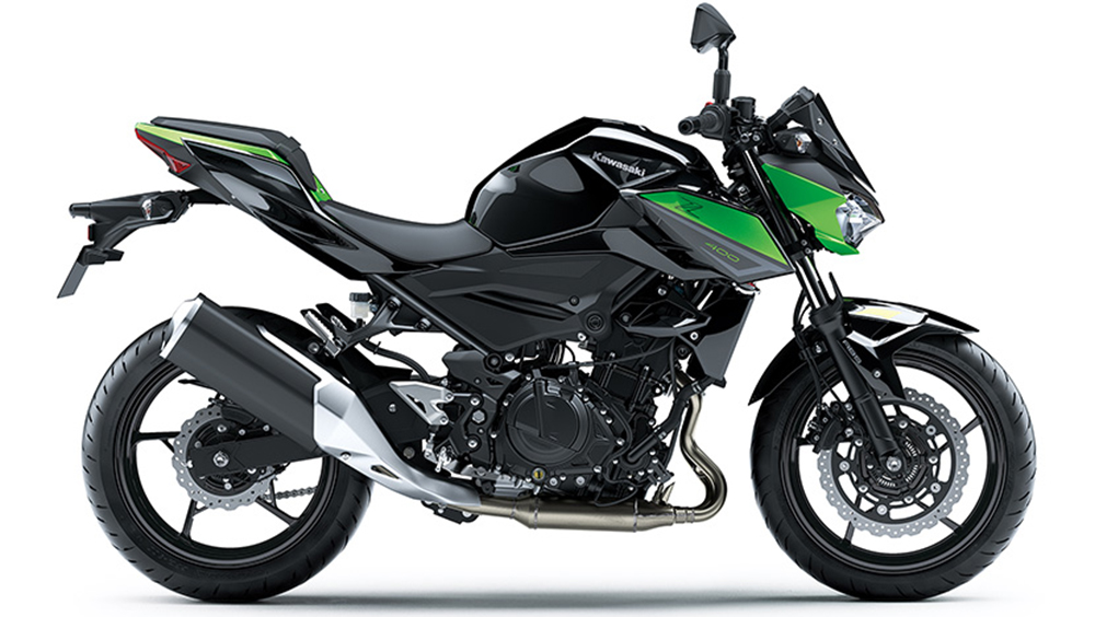 Kawasaki Z400ASB xanh